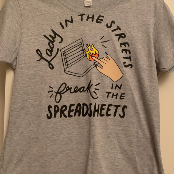Modcloth Tops - Lady In The Streets, Freak In The Spreadsheets